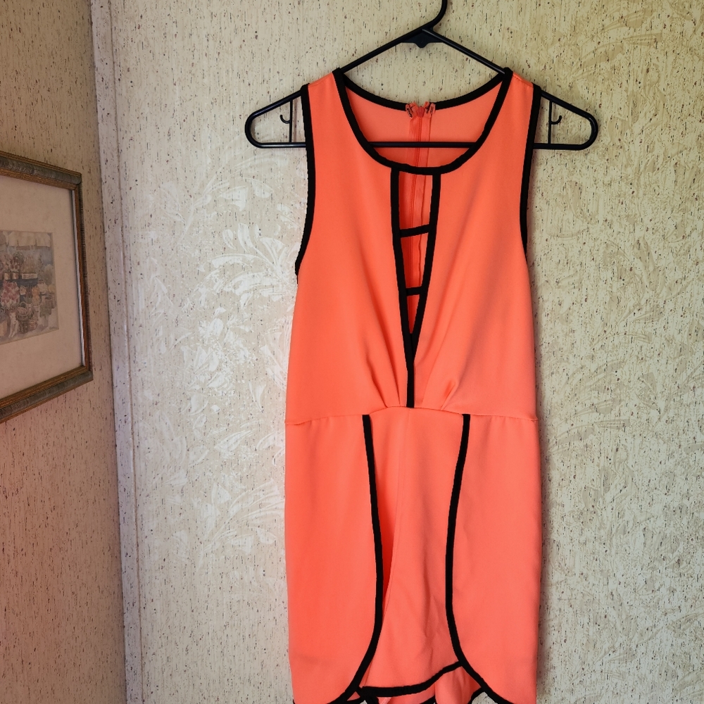 Trendy Coral Romper